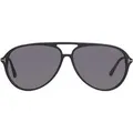 Produktbild: Tom Ford FT0909 02D Samson Mattschwarze Sonnenbrille