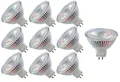 Produktbild: Trango 10er Set MR16-NT3 LED Leuchtmittel mit MR16 Fassung zum Austausch von herkömmlichen Halogen Leuchtmittel MR16 I GU5.3 I G4 I 12 Volt 3000K warmweiß Glühlampe, LED Reflektor Lampe32,99