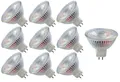 Produktbild: TRANGO LED-Leuchtmittel, 10er Set MR16-NT3 LED Leuchtmittel mit MR16 Fassung zum Austausch von herkömmlichen Halogen Leuchtmittel MR16 I GU5.3 I G4 12 Volt 3000K warmweiß, 10 St., Glühlampe, Reflektor Lampe, LED Birnen