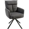 Produktbild: riess-ambiente Armlehnstuhl, Grau, Textil, Textil, 60x92x67 cm, Esszimmer, Stühle, Esszimmerstühle, Armlehnenstühle