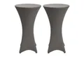 Produktbild: Beautissu Stehtischhusse Stella, 2er Set Stretch Ø70-75cm