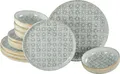 Produktbild: CreaTable, 24087, Uno Emiliana grau, Tellerset 12-tlg, Steinzeug