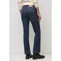 Produktbild: Slim-fit-Jeans STREET ONE, Damen, Gr. 30, Länge 30, schwarz indigo washed, Web, 72% Baumwolle, 27% Polyester, 1% Elasthan, unifarben, lang, Jeans Slim-fit-Jeans, High Waist