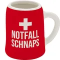 Produktbild: GRUSS & CO Schnapskrug mit Motiv Notfall | New Bone China, 5 cl, Mini-Krug mit Spruch | Lustiges Geschenk, Party, Männergeschenk | 73841