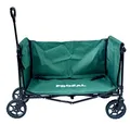 Produktbild: FROSAL Bollerwagen Bruno grün faltbar | Transportwagen für Hunde mit leichtem Einstieg