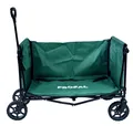 Produktbild: FROSAL Bollerwagen Bruno grün faltbar Transportwagen Hund Handwagen klappbar