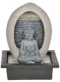 Produktbild: Dehner Zimmerbrunnen Malu mit LED, ca. 40.5 x 30 x 23 cm, Polyresin, Eleganter Brunnen für Yoga-Raum und Sauna Ruhebereiche