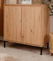 Produktbild: Kommode Sideboard Eiche Artisan Anrichte Wohnzimmer Flur Esszimmer Möbel Bastia