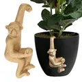 Produktbild: Hängeaffe Dekofigur Blumentopfanhänger Blumentopfhänger Gartenfigur Zaunhänger