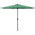 Produktbild: casa.pro Sonnenschirm, Grün, Textil, 300x300 cm, Sonnen- & Sichtschutz, Sonnenschirme