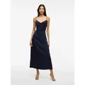Produktbild: Vila Trägerkleid VIRAVENNA STRAP ANKLE DRESS - NOOS Kunstfaser, regular fit blau XL (44)