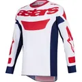 Produktbild: Alpinestars Racer Riway Motocross Jersey, weiss-blau, Größe L für Männer