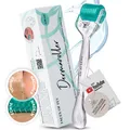 Produktbild: Dermaroller Gesicht 0,5mm – 192 Echte Nadeln aus Chirurgenstahl – Microneedli...