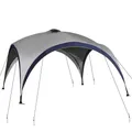Produktbild: Outsunny Sonnensegel, L400 x B400 x H250, rund, Metall - weiss