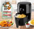 Produktbild: Digitale GOURMETmaxx 1400W Heißluftfritteuse - 3L Fritteuse Heißluftofen Grill