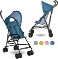Produktbild: Lorelli Ultra Leichter Buggy Kinderwagen Vaya - nur 4,7kg - kompakter Sportsitz bis 15kg, klappbarer Reisekinderwagen, blau
