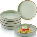 Produktbild: Sänger Pastaschalen, Grün, Stein, 6-teilig, Rund, kratzfest, Essen & Trinken, Geschirr, Teller, Pastateller