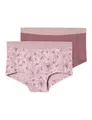 Produktbild: NAME IT Mädchen Nkfhipster 2p Mauve Flower Noos Boxershorts, Mauve Shadows, 158-164 EU