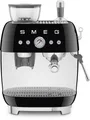 Produktbild: Smeg EGF03BLEU 50's StyleSiebträgermaschine, integrierter Kaffeemühle, 1650 W
