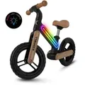 Produktbild: COIL Fahrrad-Laufrad, Lauflernrad, Kinderlaufrad, Rutscher, Balance Bike, Nylonrahmen mit LED-Licht, EVA-Reifen, Gewicht: 3,05 kg, Schwarz/Beige - Schwarz/Beige