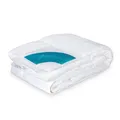 Produktbild: 4 Jahreszeiten Bettdecke, 135x200cm, Ganzjahresbettdecke, Temperaturregulierend, Optimale Schlaftemperatur, Weniger Schwitzen, Nicht Frieren, Besser Schlafen