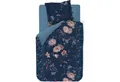 Produktbild: PiP Studio Bettwäsche Zusatzkissenbezug Tokyo Bouquet Dark Blue, Perkal, 1 teilig, Lilien, Dahlien, Punkte