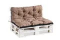 Produktbild: Palettenauflage Palettenkissen Palettensofa Euro Paletten Hellbraun 120x80x45 cm