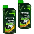 Produktbild: 2x1 Liter FANFARO M-4T PLUS API SL JASO MA/MA2 Synthetisch