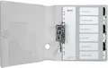 Produktbild: LEITZ Aktenordner Plastikregister Wow 1-6 beschriftbar A4 PP 6 Blatt weiß/schwarz