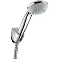 Produktbild: hansgrohe Crometta 85 Duschkopfhalterungset Vario mit Duschschlauch 125 cm (2 Strahlarten, 17 l/min) (27558000)