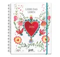 Produktbild: Gry & Sif Taschenkalender Liebe das Leben 2026, Kalenderbuch