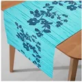 Produktbild: DecoHomeTextil Heimtextilmanufaktur Tischläufer Miami Tablerunner, wind- und wetterfest, UV-beständig, verrottungsfest blau 40 cm x 230 cm