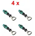Produktbild: 4 x WERA Flaschenöffner 05030005001 Kraftform Kompakt Griff Öffner Kapselöffner