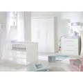 Produktbild: roba Kinderzimmerset 'Maren' 3-teilig - Bett 70x140 + Wickelkommode schmal...