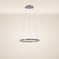 Produktbild: s.luce LED Ring Pendelleuchte rund Direkt oder Indirekt Hängelampe Wohnzimmerleuchte, Farbe:Aluminium, Größe:Ø 40cm