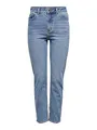 Produktbild: ONLY Female Straight-Fit Jeans ONLEMILY Hohe Taille Gerade geschnitten Knöchellang Jeans