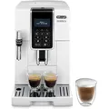 Produktbild: De'Longhi DINAMICA ECAM 350.35.W - Vollautomatische Kaffeemaschine, 1.8 l, weiß – (freistehend, Maschine Espresso Kaffeemaschine, weiß, LCD-Display, 1,8 l)