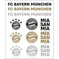 Produktbild: Aufkleber FC Bayern München 12er Set Aufkleberkarte Auto MIA SAN MIA Sticker FCB
