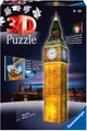 Produktbild: RAVENSBURGER - 3D Puzzle 216 Teile Big Ben beleuchtet -  - RAV125883