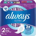 Produktbild: Always Ultra Dünne Binde Long mit Flügeln 8er (1 x) (3694)