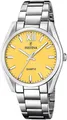 Produktbild: Festina F20622/G Boyfriend Damen Uhr Armbanduhr Wasserdicht 37 mm Gelb/Silber