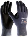 Produktbild: (12 Paar) ATG Handschuhe 44-3745 Schnittschutzhandschuhe MaxiCut Ultra 12 x blau/schwarz 10
