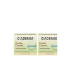 Produktbild: 2x50ml Diaderma Hafer-Creme 2in1 Tagescreme & Nachtcreme Hyaluron guter Duft