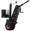 Produktbild: VEVOR Anhängerwagen Rangierhilfe, 227 kg Stützlast, 330_590 mm Höhe, 22,8 cm pneumatischer Gummireifen, manueller oder elektrischer Schlüsselantri