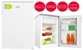 Produktbild: Amica Kühlschrank mit Gefrierfach EEK: C 107 L 85 cm hoch weiß 54,9 cm breit