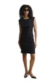 Produktbild: KAFFE Kleid India Damen Kleid Kurzarm Rundhals Cocktailkleid XXL, Black deep XXL