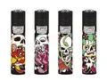 Produktbild: Clipper® Feuerzeuge 4er Set: Skulls n Flowers