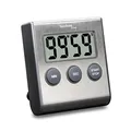 Produktbild: Technoline KT200 - klassischer, digitaler Kurzzeitwecker, Küchenuhr, Eieruhr, hochwertiges Edelstahlgehäuse, Silber, 6.4 x 1.8 x 7.0 cm