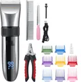 Produktbild: BarberBoss Kabelloser Haustier-Fellpflege-Clipper – Keramikklingen, LED-Display