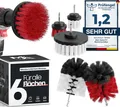 Produktbild: Bürstenaufsatz Akkuschrauber [Weiche und Harte Bürsten] Reinigt das Auto, P